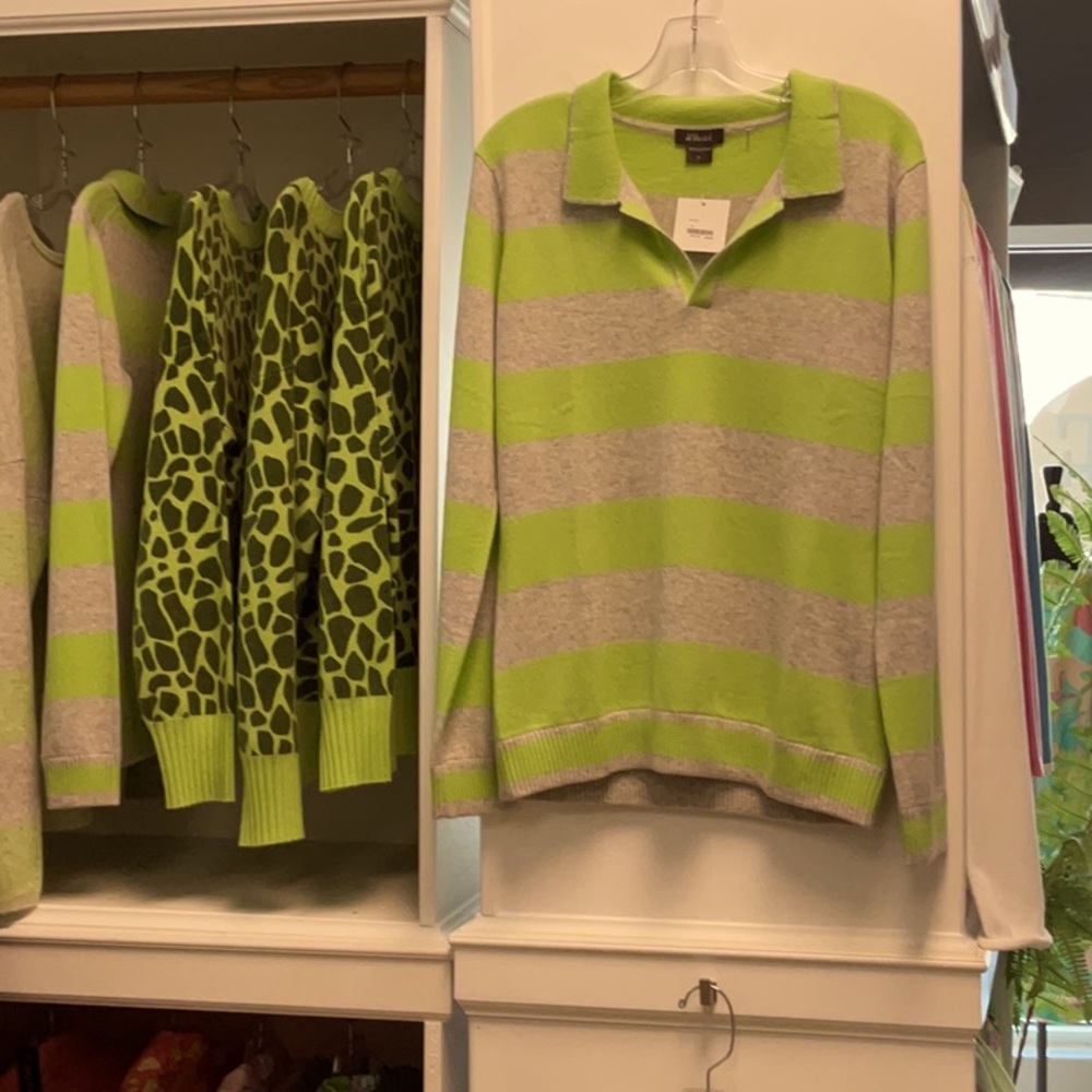 Amici cashmere kiwi polo